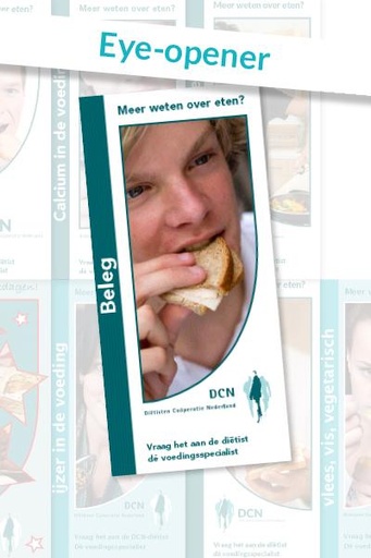 Eye-opener folder Beleg (1) per bundel van 50 stuks